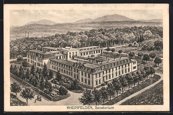 Ansichtskarten: Rheinfelden, Sanatorium aus der Vogelsch – Gebraucht aus Berlin von bartko-reher