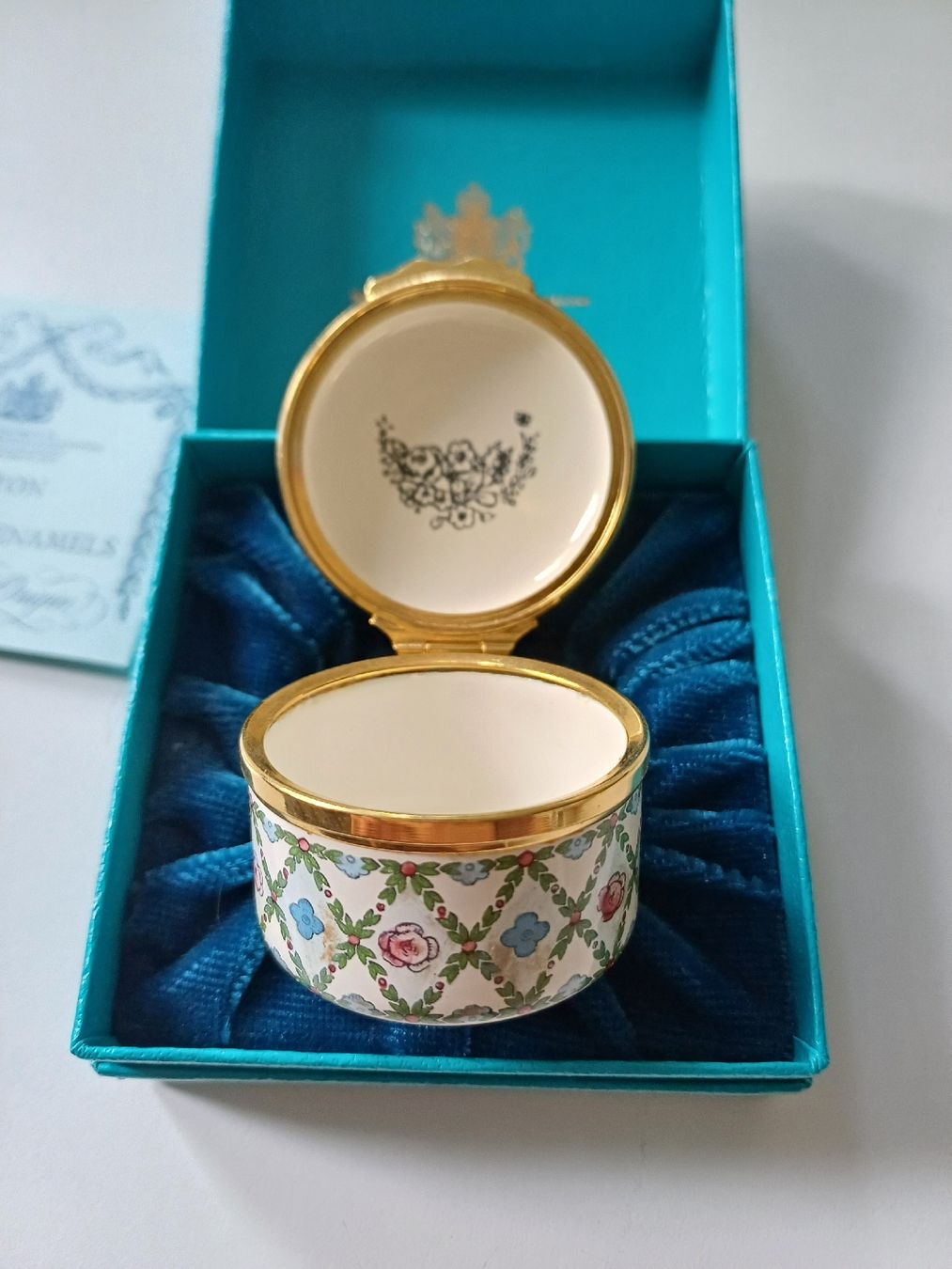 Tutte le decorazioni: Halcyon Day Enamels, Bilston Dose – Nuovo (secondo la descrizione) da Zürich venduto da Avocadokern 3