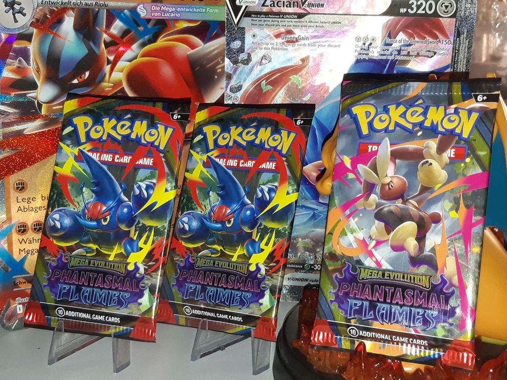 Pokémon Phantasmal Flames Booster mit 50 Karten Lot+BONUS (Neu und ...