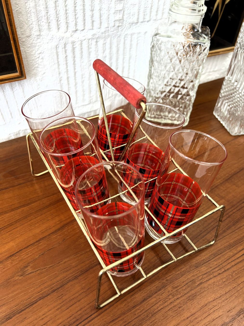 Bicchieri: Vintage Gläser-Set mit Halter – Usato da Walzenhausen venduto da stilvollwohnen 4