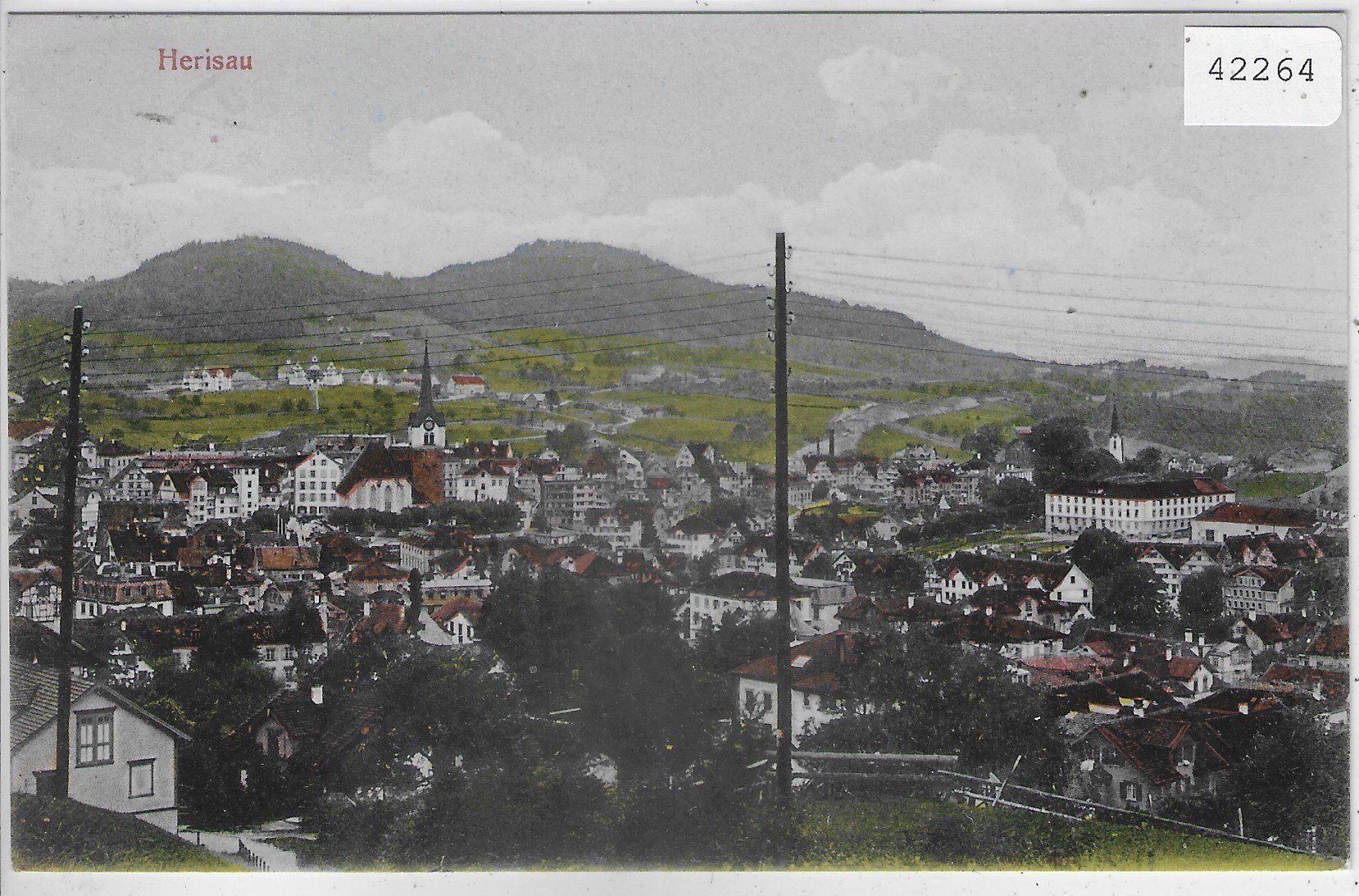 Cartoline postali: Herisau - Totalansicht – Usato da Ettingen venduto da Kartenplanet
