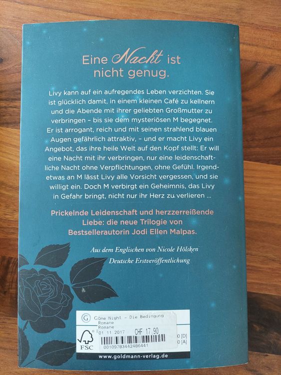 Jodi Ellen Malpas: One Night – Das Versprechen, Bedingung... (Gebraucht