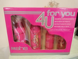 Kaufpreis120.- Extensions Haarprodukt Set 4Stück Marke 4 You
