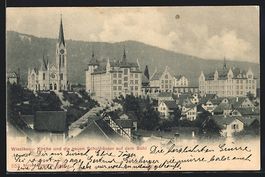 Wiedikon, Kirche und die neuen Schulhäu