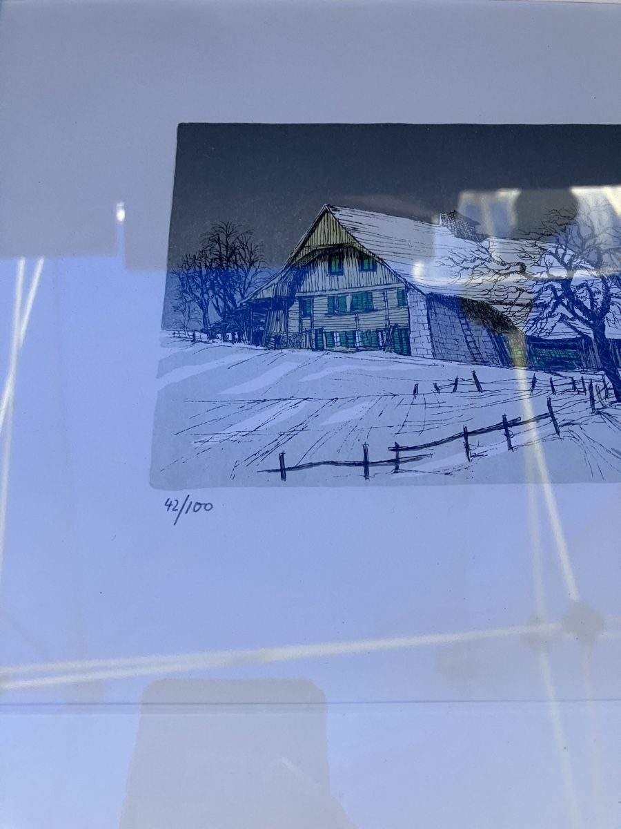 Grafica & Litografie: Lithographie Teddy Aeby – Usato da fribourg venduto da Retroverso 2