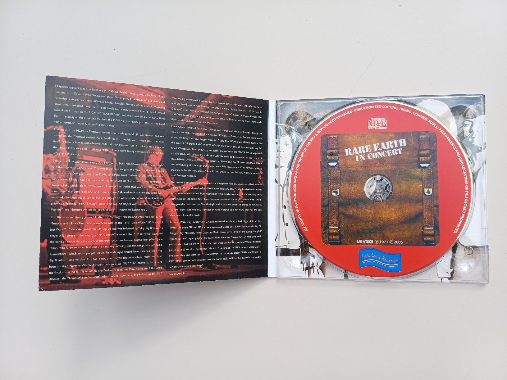 CD: Rare Earth in concert - CD digipack  – Nuovo (secondo la descrizione) da Begnins venduto da Drastic-Sound 2