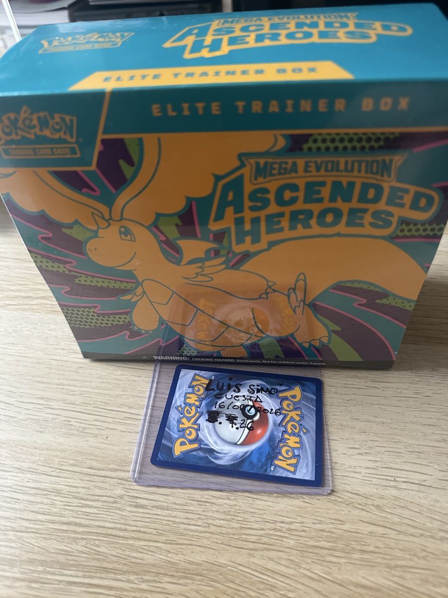 Pokémon Carte collezionabili: Pokemon TCG Elite Trainer Box Mega Evolution Ascended Heroes – Nuovo e nell'imballaggio originale da Lausanne venduto da lui_d9g6