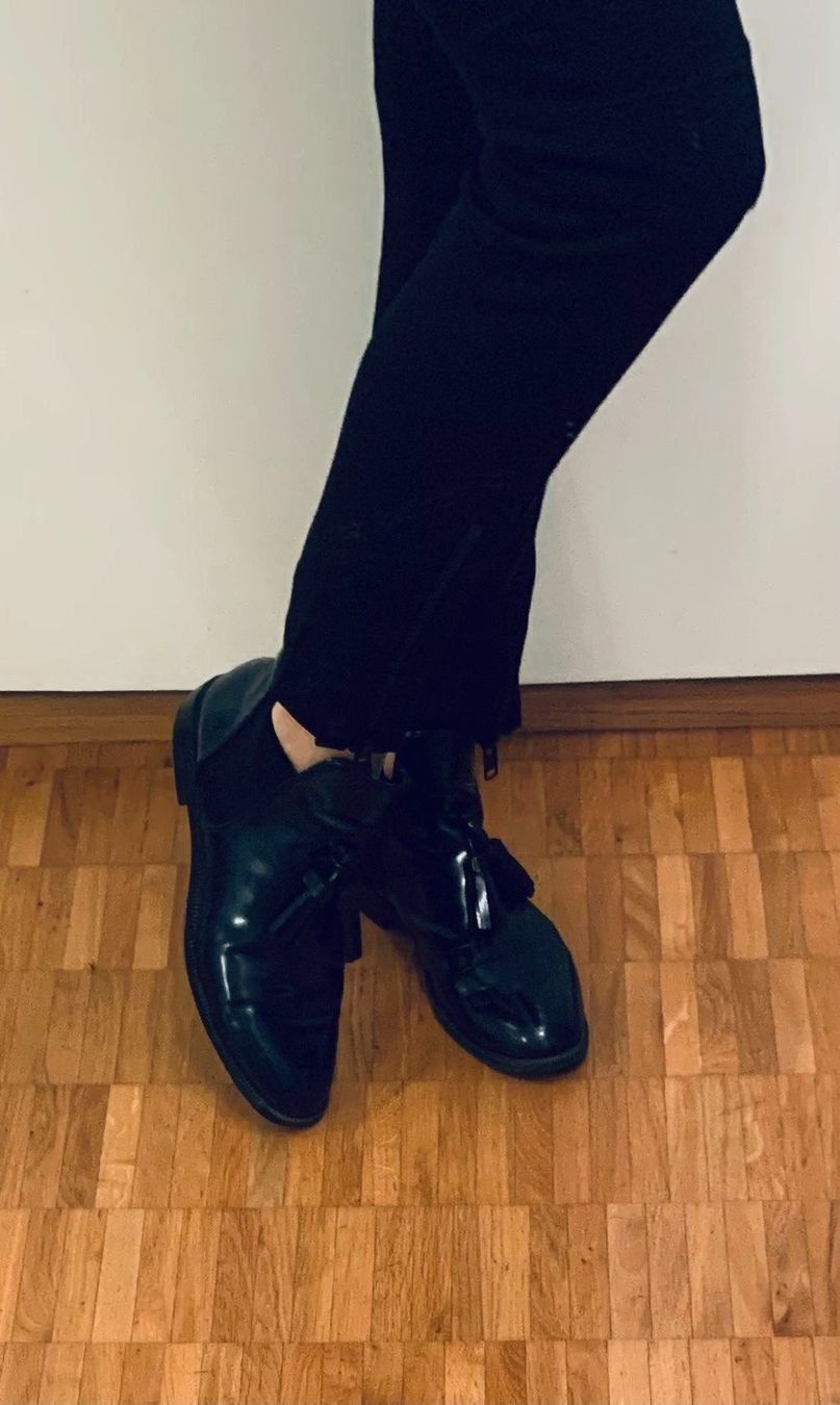 Scarpe da donna: STIEFELETTE Dunkelblau – Usato da Adliswil venduto da Jessik0