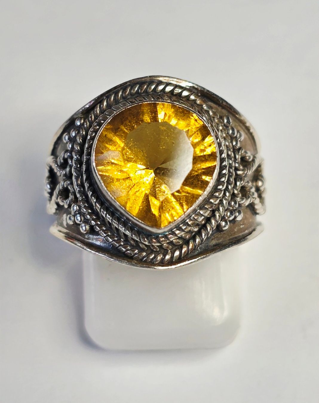 Bagues: Citrin Silber Ring – Neuf (Voir description) à Zürich par adriben 6