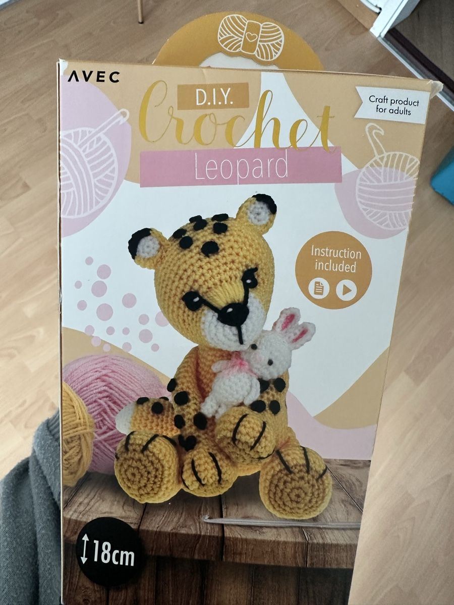 Kit bricolage: Kit de crochet léopard DIY - Idée cadeau créative ! – Nuovo e nell'imballaggio originale da Bülach venduto da sar_j6bk