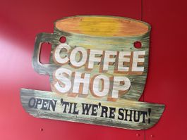Rustikales Kaffeehaus-Schild, Deko, Vintage ☕️ (57)