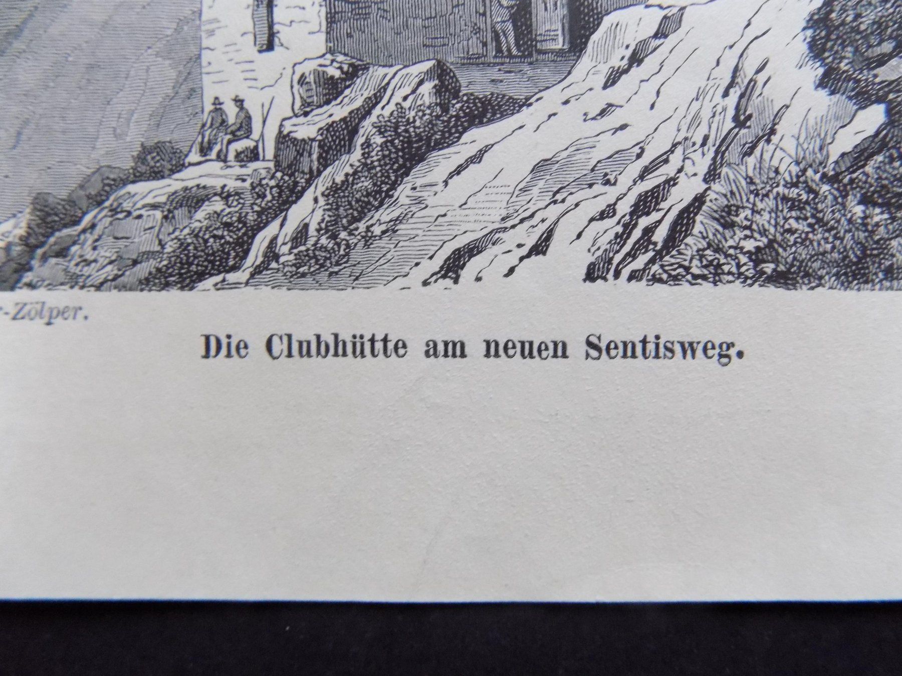 Incisioni: Sentisweg Clubhütte – Usato da Risch venduto da Rischli15 2