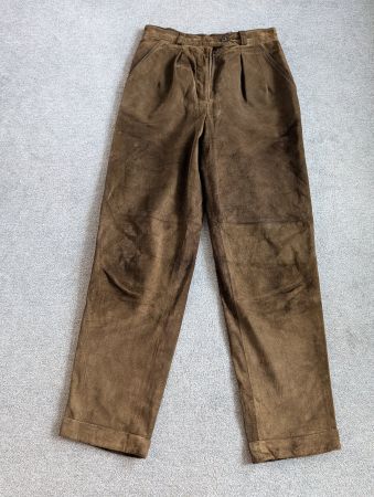 Braune Wildlederhose CONVOY Filippo Alpi