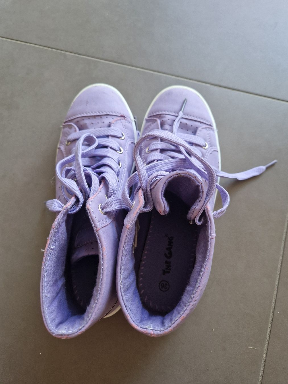 Chaussures filles: Baskets montantes lilas neuves  taille 36 – Neuf (Voir description) à Delémont par bouboute01 3