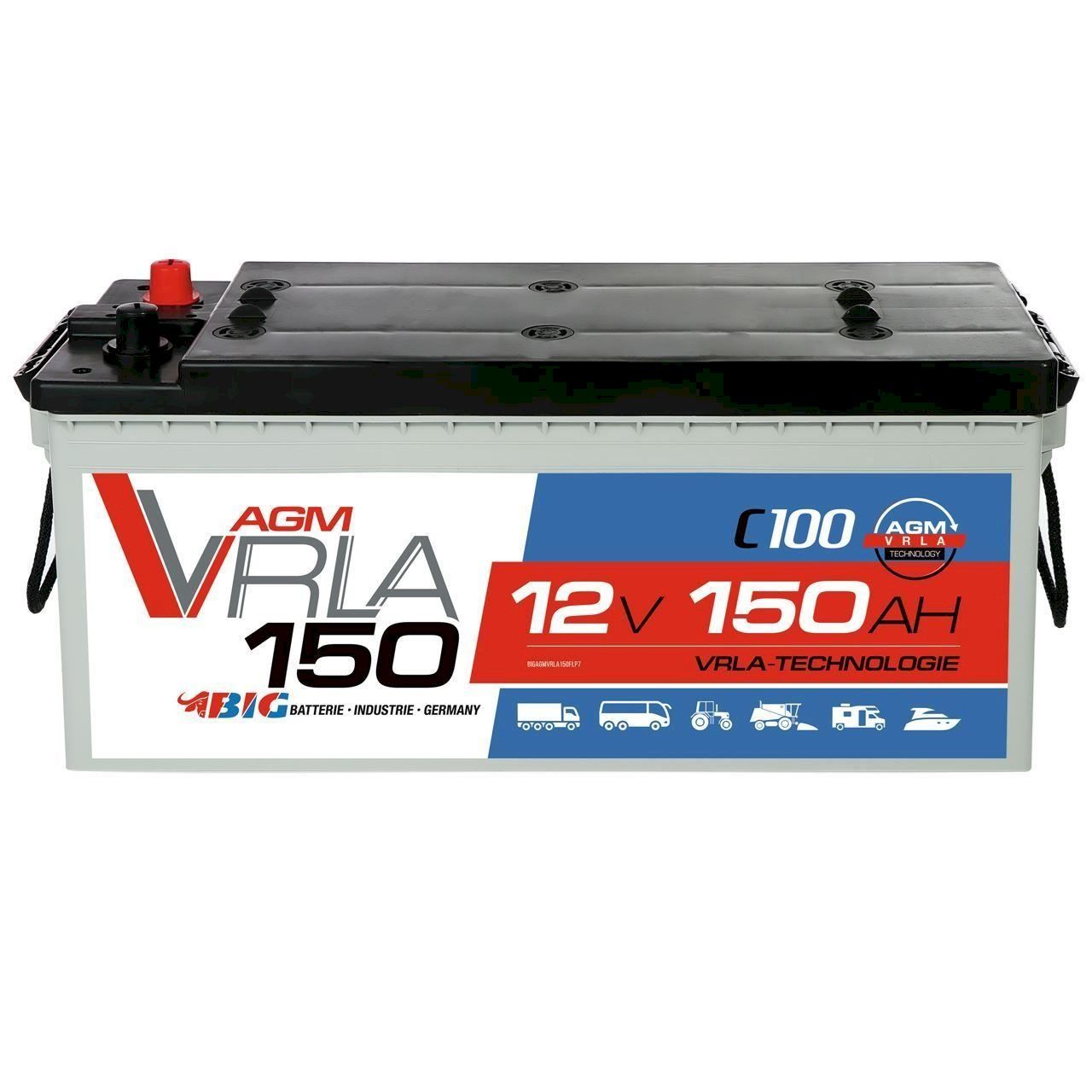 Elettrotecnica: BIG AGM 12V 150Ah C100 Solarbatterie – Nuovo e nell'imballaggio originale da Bottighofen venduto da zaap