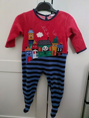 Süsser Fleece Overall Gr 74, Top Zustand, Du Pareil au même