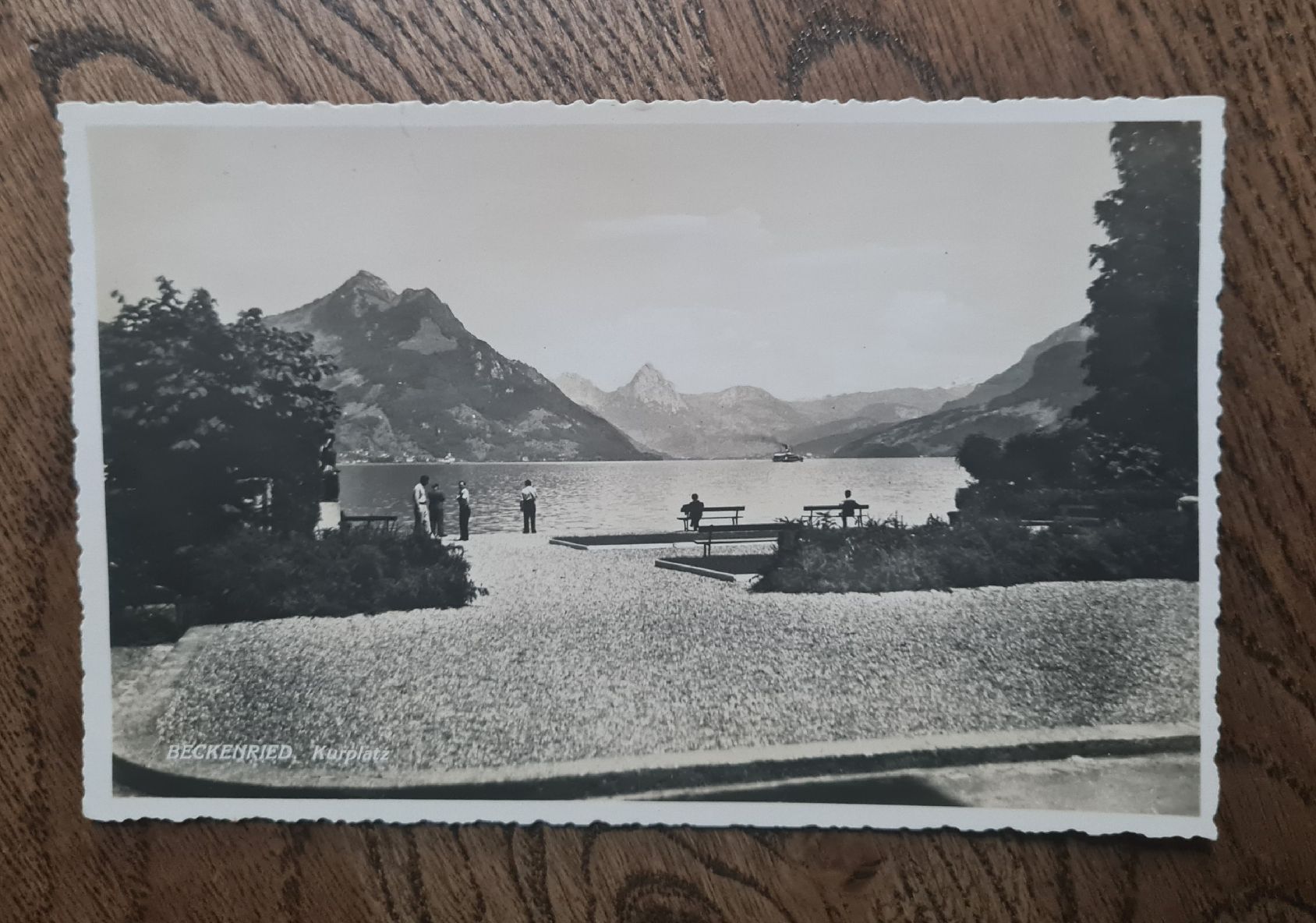 Cartoline postali: Beckenried Kurplatz 1940 – Usato da Ebikon venduto da Donar50