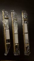 3x gold brushed cupboard handle 16cm