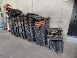Dachziegel teils originalverpackt