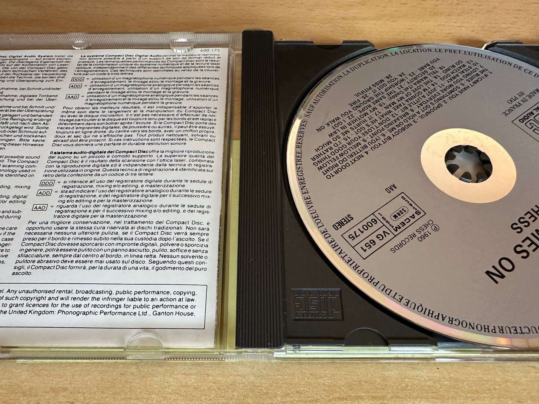 CDs: Etta James – On Chess – Gebraucht aus Rikon im Tösstal von Alpenmutz 2