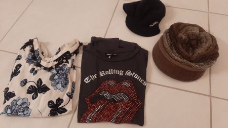 K..110) Kleiderset Gr. S Rolling Stones