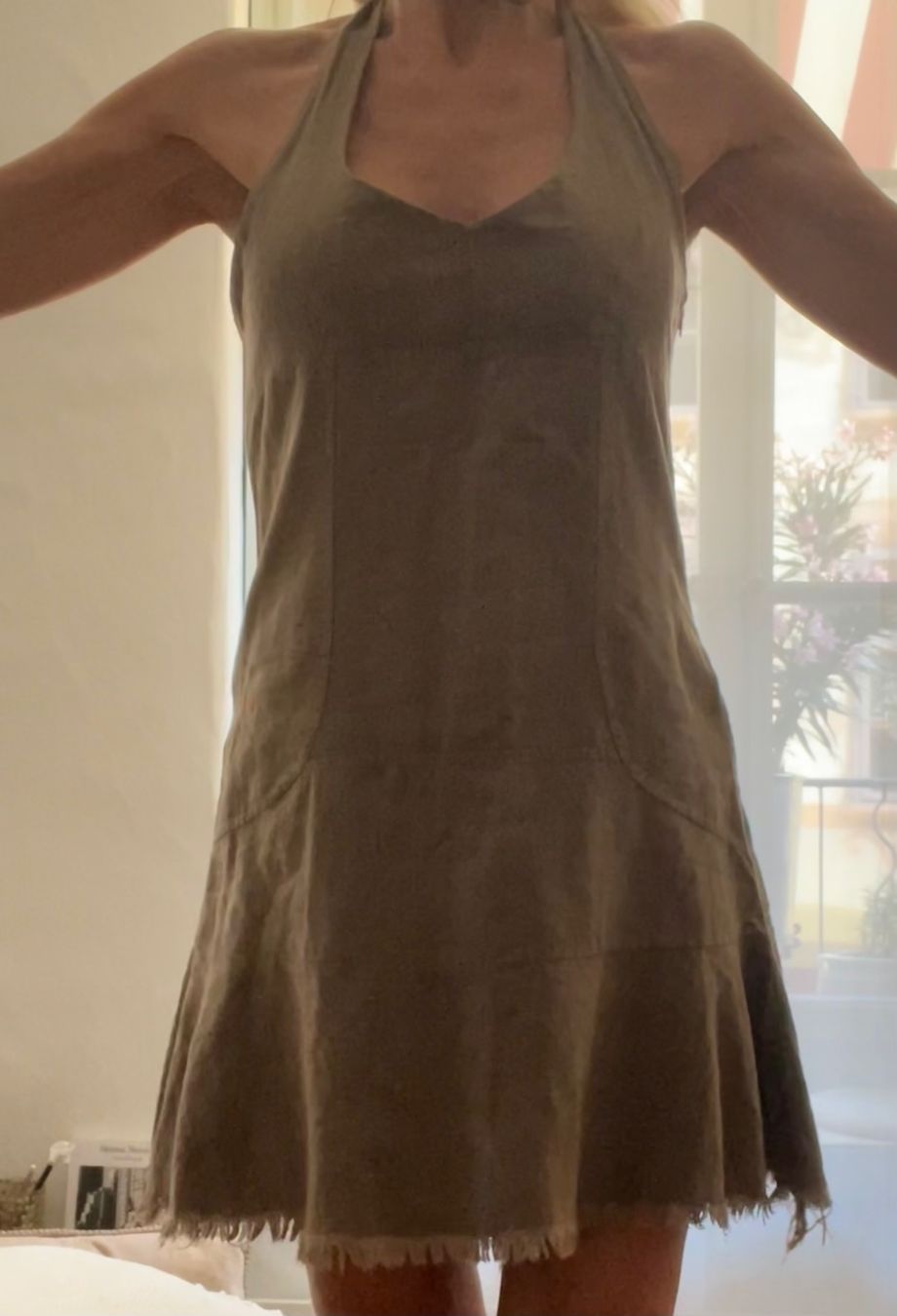 Vestiti: Sommerkleid Neckholder haselnussbraun – Usato da Bern venduto da kaeffy 3
