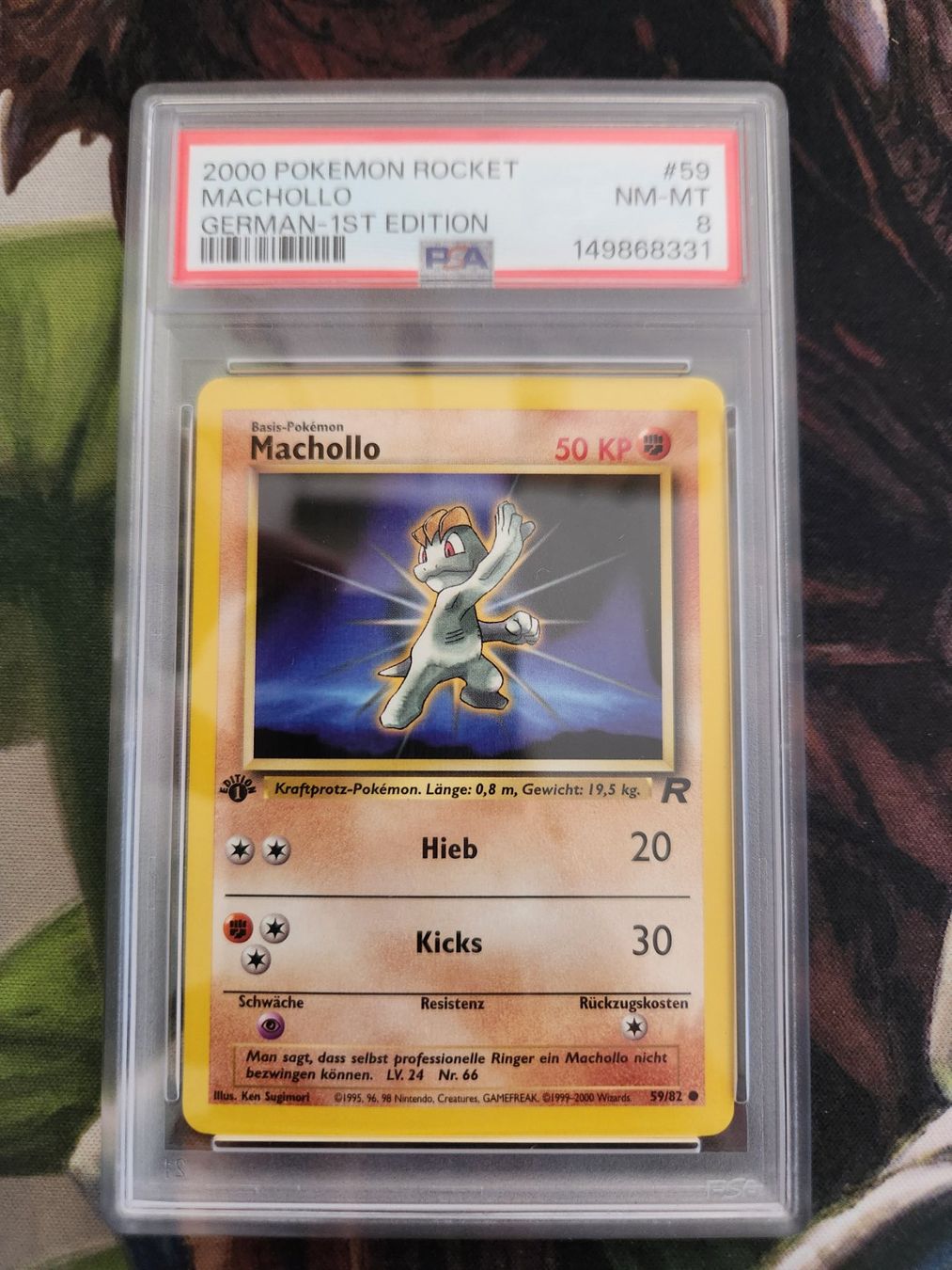 Pokémon Sammelbilder & Trading cards: Machollo Team Rocket Psa 8 Pokemon – Gebraucht aus Bütschwil von Osomo