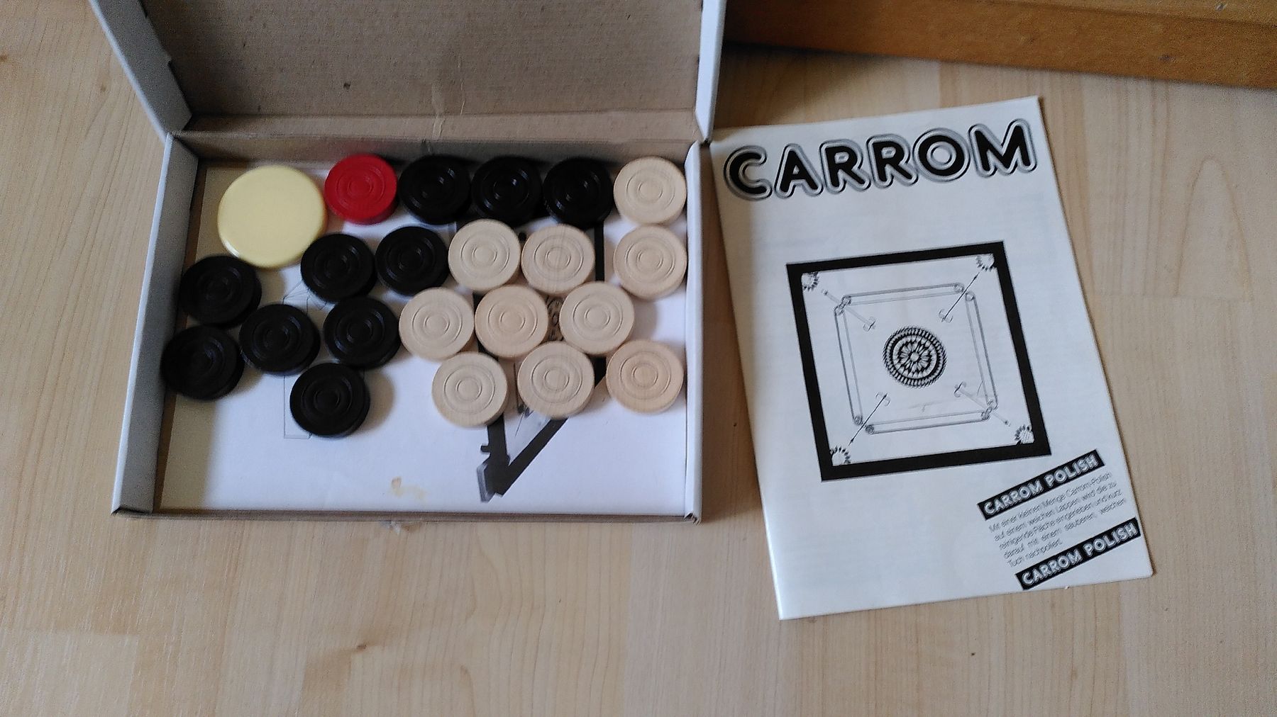 Spiele: Carrom Brettspiel – Gebraucht aus Willerzell von Evolve 6