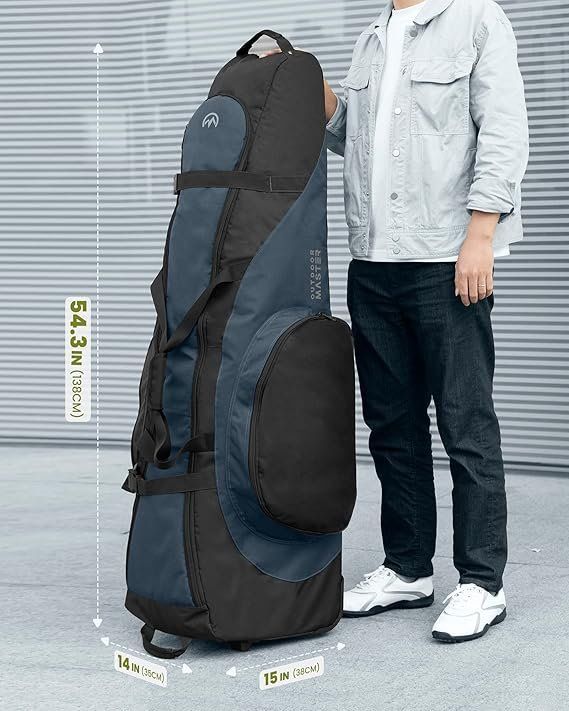 Borse: Golf-Reisetasche mit Rollen & Regenschutz – Nuovo e nell'imballaggio originale da Porrentruy venduto da HouseKraftByJenny 1