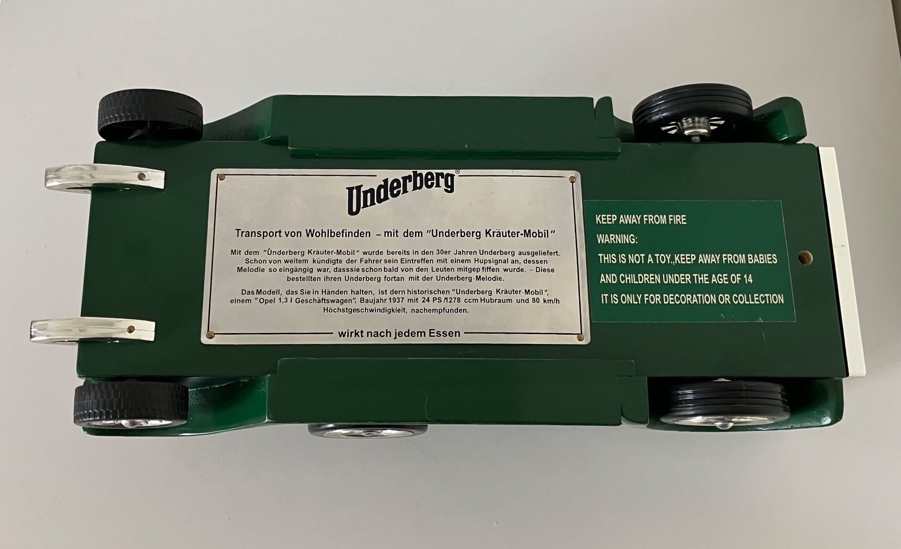 Opel Modellini d'auto: Underberg Oldtimer mit Blechdose – Nuovo (secondo la descrizione) da Zürich venduto da Kue_Zuerich 6