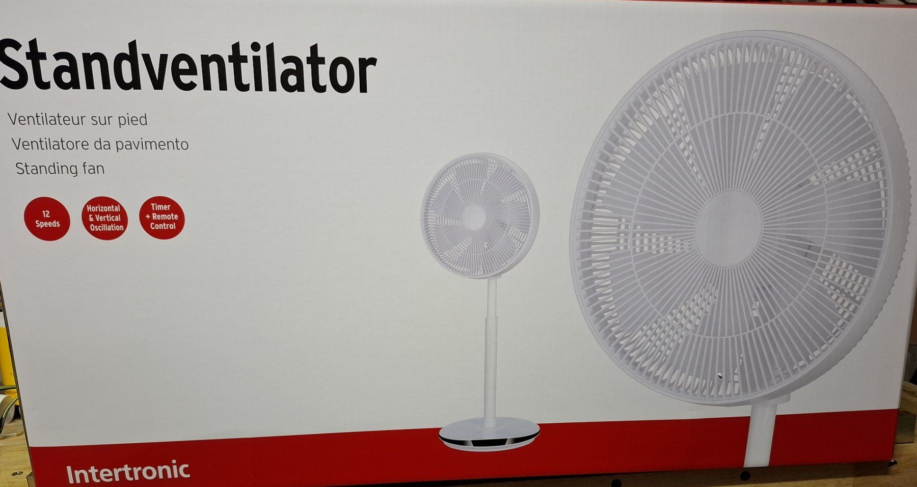 Ventilatoren: STANDVENTILATOR mit Fernbedienung – Neu und originalverpackt aus Romanshorn von leogala