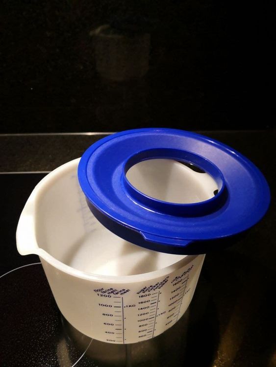 Plastik-Messbecher, 40 Ml Mit Deckel – Praktisch Für Küche, Labor Oder Als Urinprobenflasche