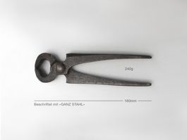 Kleine Kneifzange / Beisszange, antiquarisch