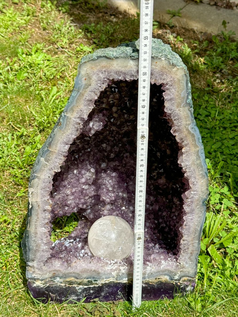 Stagni & Fontane ornamentali: Grosser Amethyst Drusen Brunnen – Usato da Stein AG venduto da choroazon 1