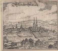 Winterthur Kupferstich von Wagner