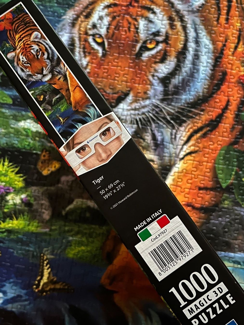 Clementoni Puzzle: Puzzle Tiger 1000 Teile – Usato da Zürich venduto da Gurkis 1