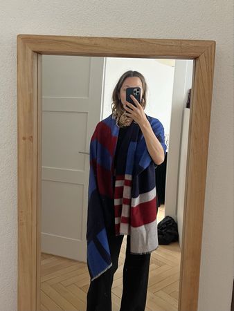 Tommy Hilfiger Schal Rot/Blau