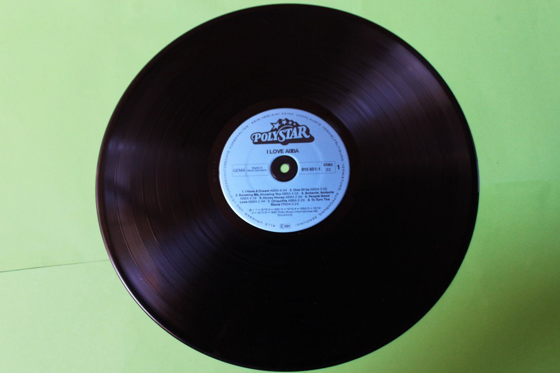 Dischi in vinile: ABBA - I LOVE ABBA LP VINYL 12" – Usato da Tübach venduto da JamesStone 4
