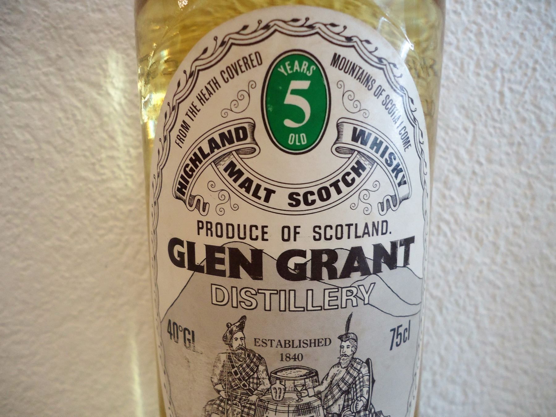 Glen Grant Spirituosen: Glen Grant Whisky Distilled 1971 – Neu und originalverpackt aus Elsau von Rumsammler 2