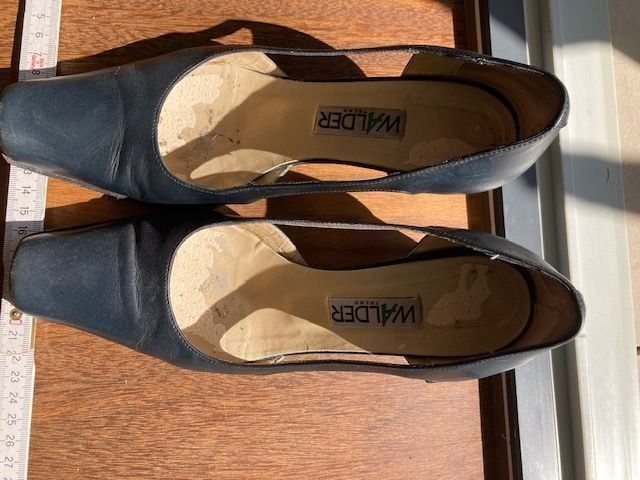 Scarpe da donna: Offener Damenschuh, 36 1/2 blau Leder – Usato da Pfäffikon ZH venduto da GZHDZV 5