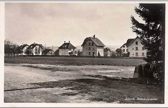 Cartoline postali: Selzach SO Bahnhofquartier Nr.13812c  ,  ca.1930 – Usato da Solothurn venduto da Bepposol