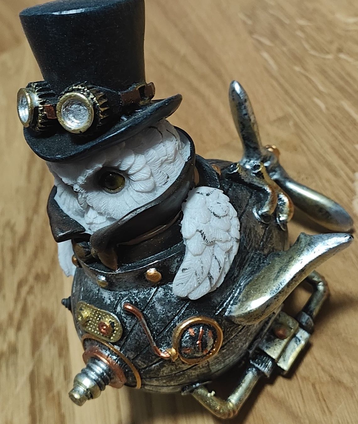 Statuette: Steampunk Eule Pilot - Dekorative Sammlerfigur, Top Zustand – Usato da Gümligen venduto da JohnnyOnyx