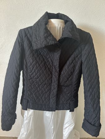 Zebra Jacke gesteppt schwarz Grösse 40