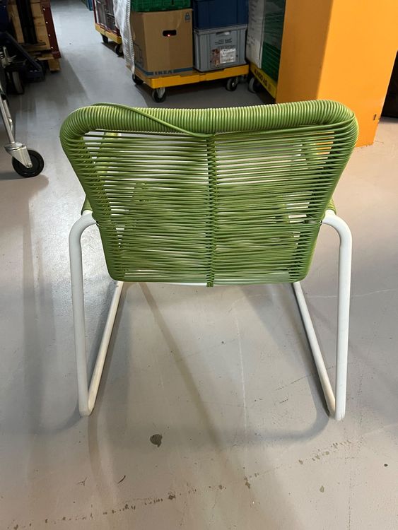 Stuhl outdoor Retro grün mit Seilen gebraucht Kaufen auf Ricardo