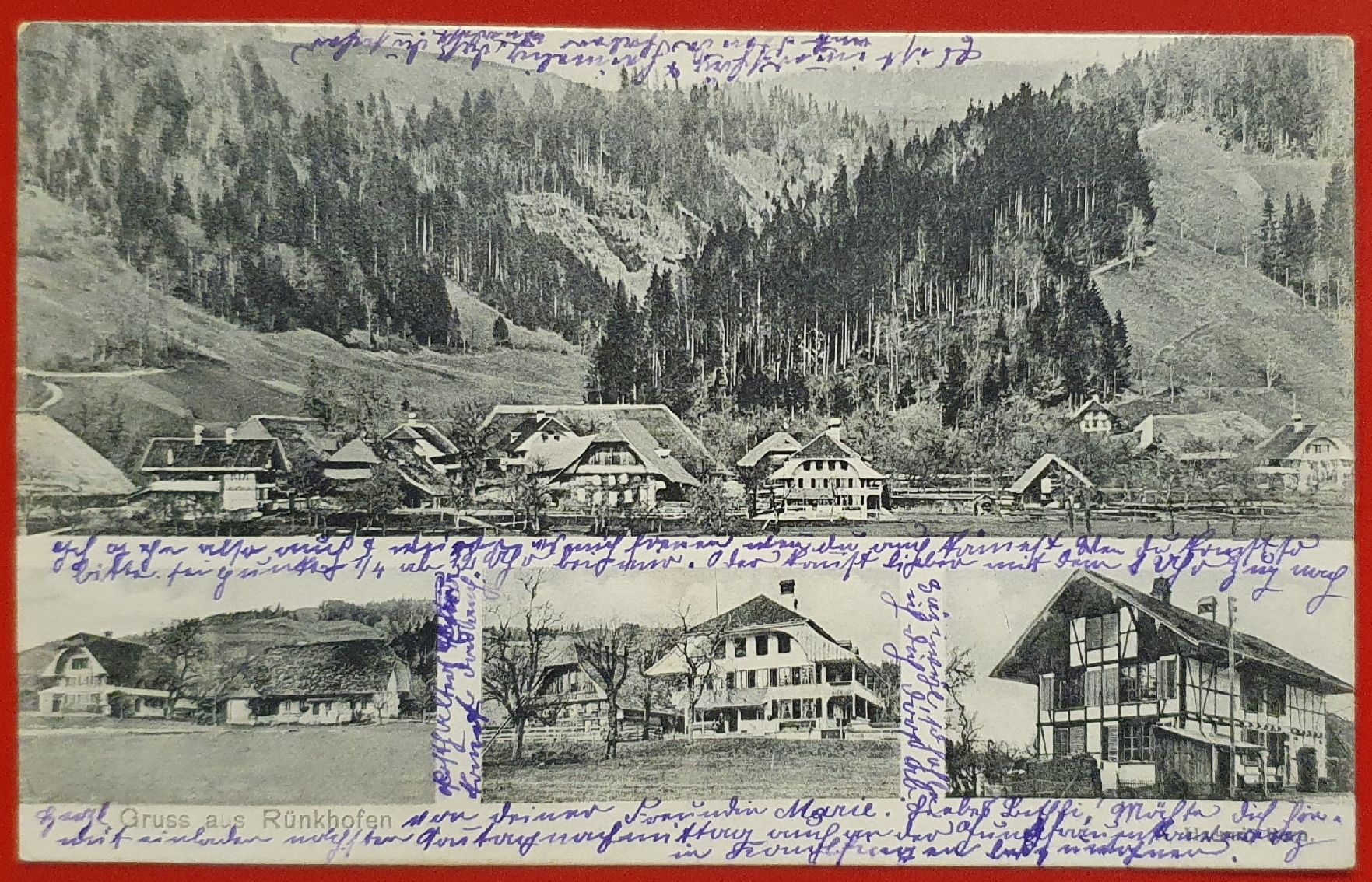 Cartoline postali: Gruss aus Rünkhofen 1903 – Usato da Kreuzlingen venduto da Rschweiz1