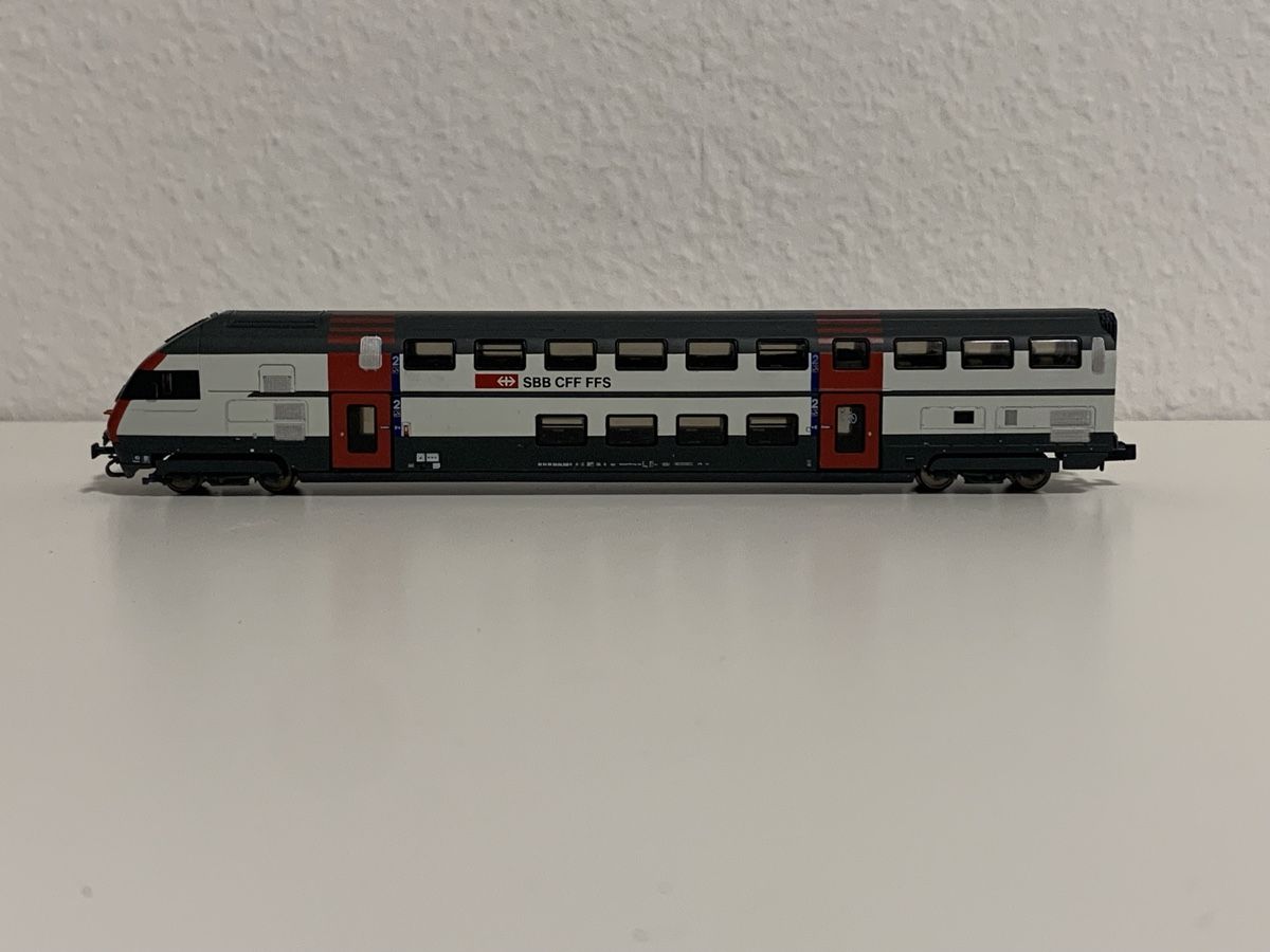 Hobbytrain Modellini di ferrovie: Hobbytrain IC2000 2.Kl Steuerwagen Spur N – Nuovo (secondo la descrizione) da Neuenegg venduto da Mazdanier 3