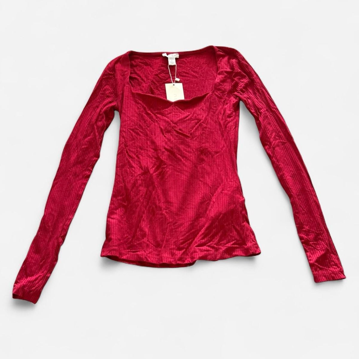 Tops: Red Long Sleeve Top – Neu und originalverpackt aus Basel von 1moonstar