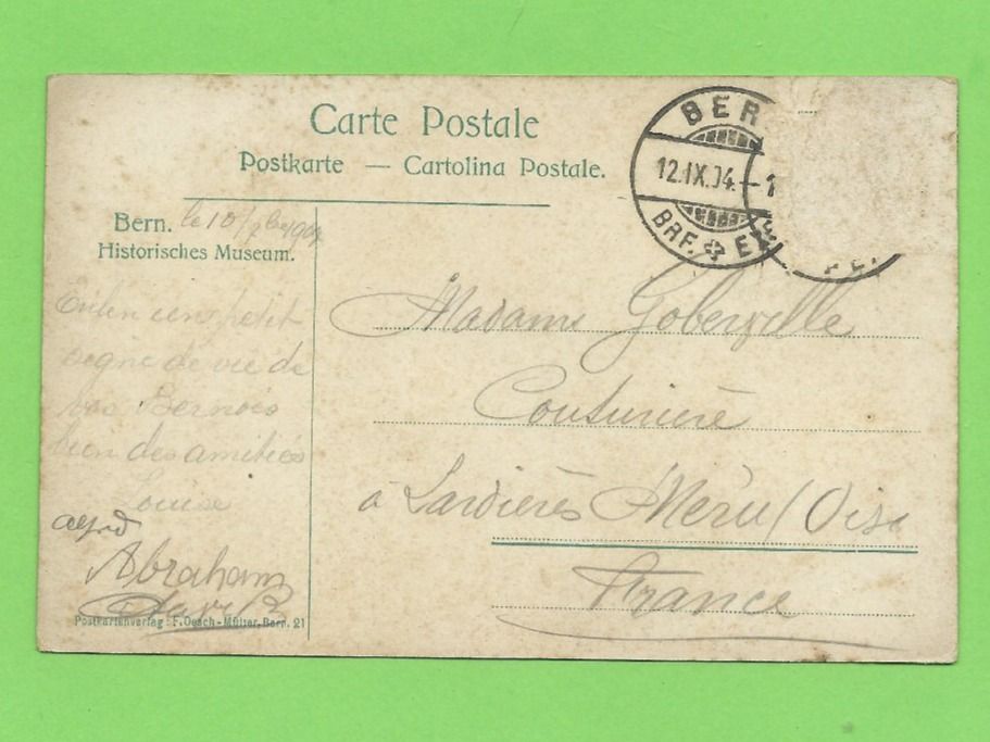 Cartoline postali: Bern Historisches Museum – Usato da Zürich venduto da t24_de 1