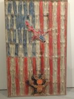 Pop Art Bild Micky Maus America Flagg