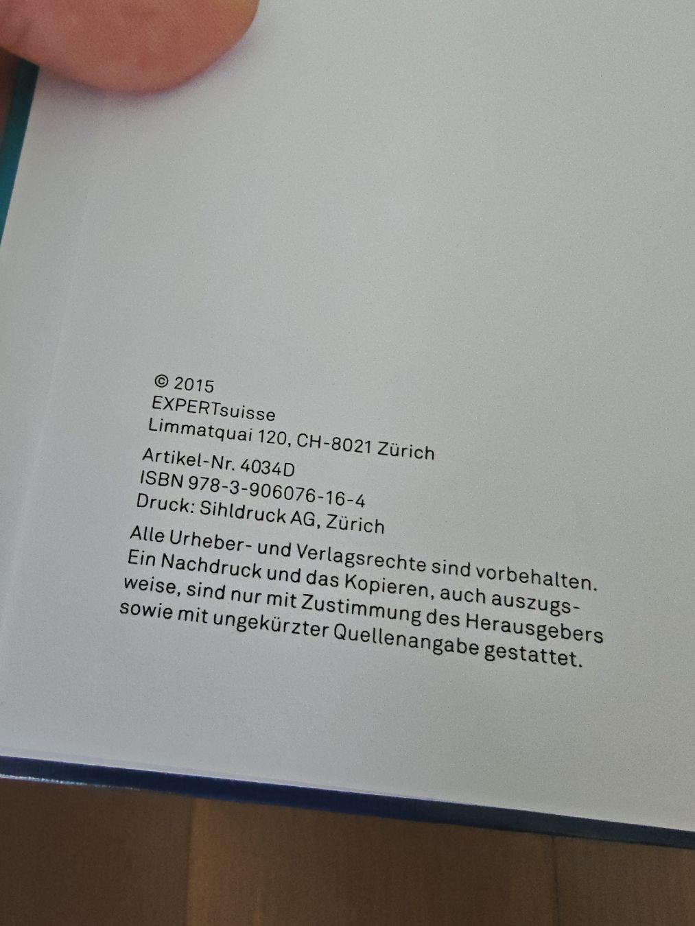 Libri: Schweizer Handbuch der Wirtschaftsprüfung "Ordent. Revision" – Usato da Bern venduto da lin_hgy5 1